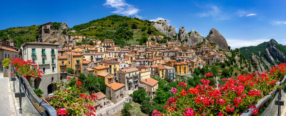 In the rocks: Castelmezzano