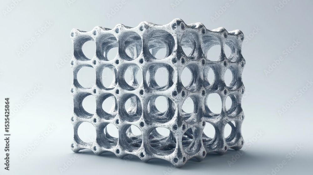 Poster nanoscale organic framework structure in covalent forming process