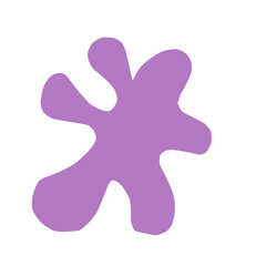 Abstract illustration of a pink star