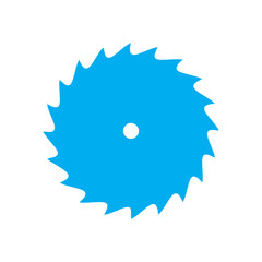 Fototapeta premium Circular saw colored icon