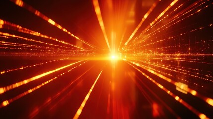 Fototapeta premium Nonlinear Optical Crystals Manipulating Laser Beams in Action