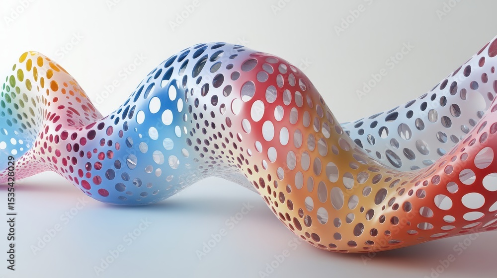 Aufkleber dynamic smart polymer shape changing in response to heat