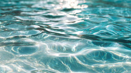 波紋と光の軌跡が交差する幻想的な水の表情（美容・コスメ・背景・癒やし・旅行）