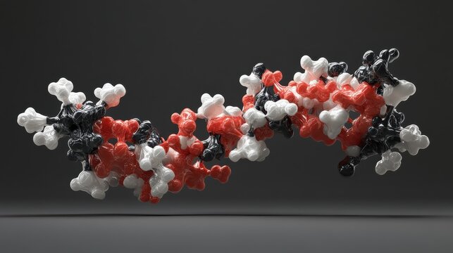 Molecular Model of Graphyne Structure Highlighting Unique Features