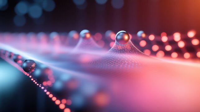 Quantum Tunneling Effect Through Potential Barrier Visualization