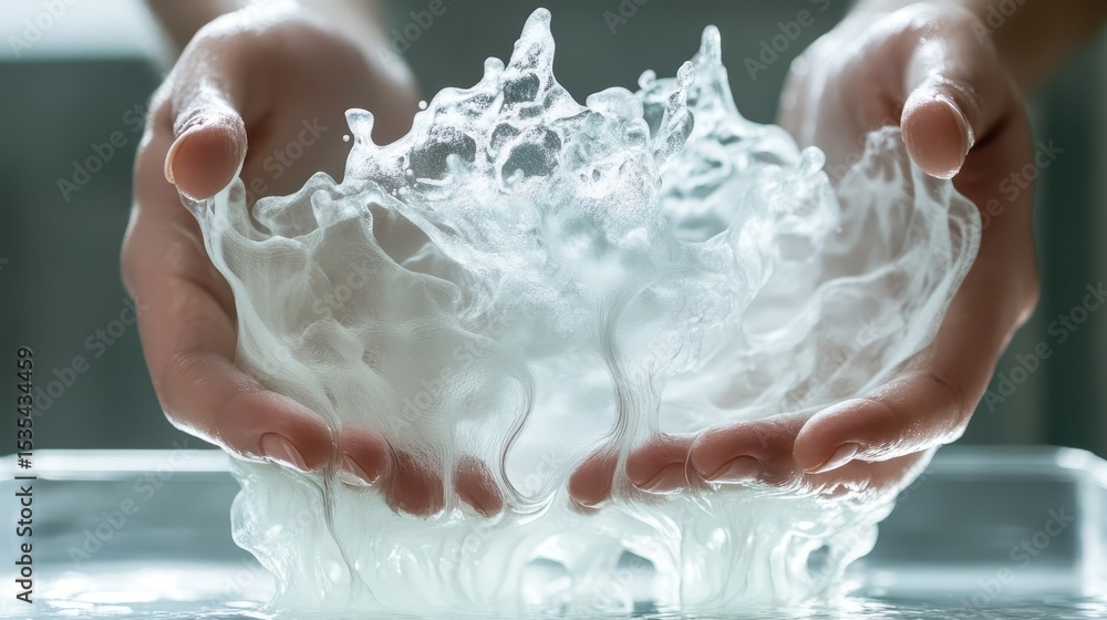 Poster responsive hydrogel stimuli with expanding and contracting properties
