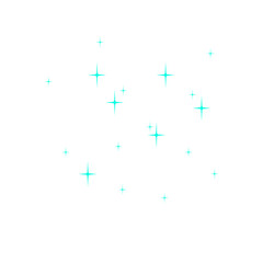 Neon Blue Glitter