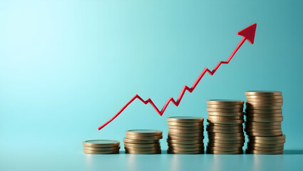 Visualizing International Fiscal Dynamics: Tariff Measures, Trade Imbalances, Policy Reforms & Economic Restructuring - Conceptual Photo Stock with Left Space