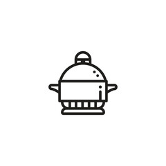 Pressure cooker logo template