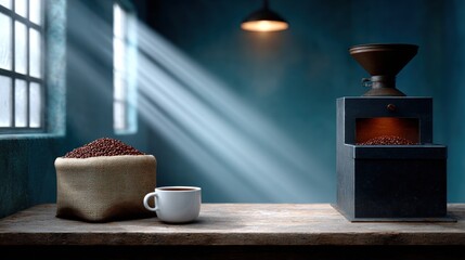 Coffee Grinding Setup