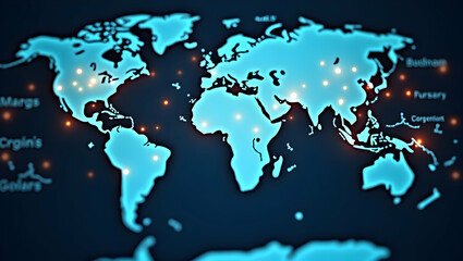 Exploring Globalization and Local Market Convergence: Strategies for Community-Based Growth and Consumer Engagement in Regional Economies - Photo Stock Concept with Left Space