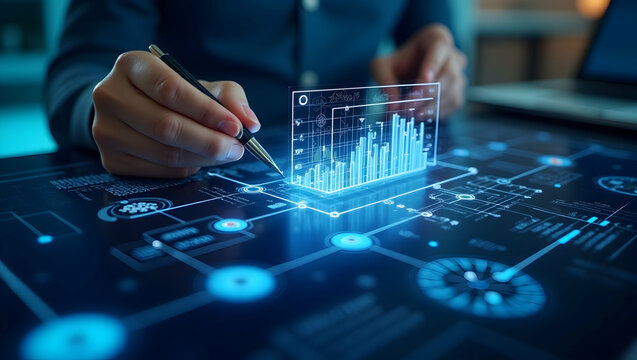 Innovative smart customization techniques harness predictive analytics and flexible configuration systems to transform product design and streamline operational workflows in  Photo Stock  Concept  and