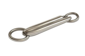 Stainless steel bit part, double-jointed