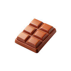Fototapeta premium Delicious Chocolate Bar Isolated on Black Background