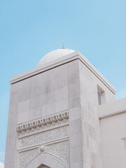 One of the Islamic structure building in Sendayan Mosque. Unique like Europe style.
