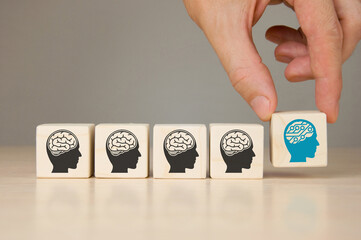 Concept futuristic artificial intelligence.