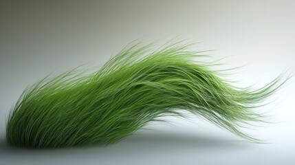 Simulated Wind Blowing Through 3D Grass