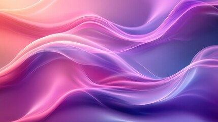 Fototapeta premium Light Purple Gradient Background Design with Vibrant Flowing Waves