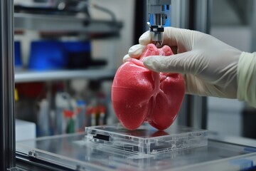 Scientists make artificial organs with 3D printing.