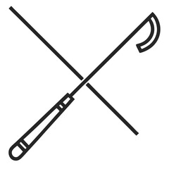 polo stick icon