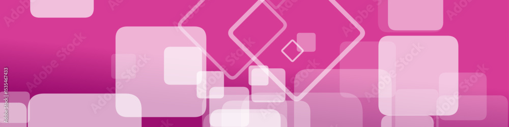 Poster gradient wide geometric square background design - abstract vector graphic with squares