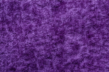 Close-up of a plush, purple velvet texture