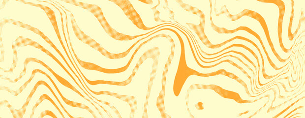 Trippy Psychedelic Texture. Y2k Geometric colourful