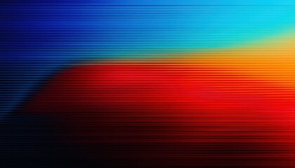 vibrant horizontal glitch wave with gradient blue to red transition and pixel distortion effect for modern web design, tech branding, or digital art background

