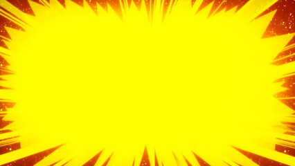 colorful yellow comic background