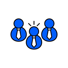 Icon a staff, isolated against a clean background.