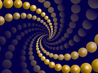 Abstract illustration background. Twist style.