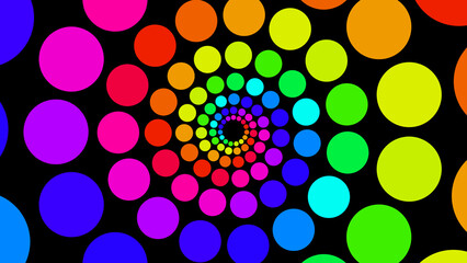 Abstract illustration background. Twist style.