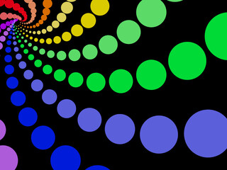 Abstract illustration background. Twist style.