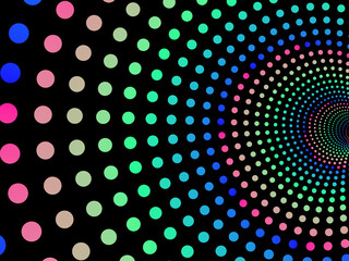 Abstract illustration background. Twist style.