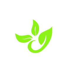 leaf logo vector design