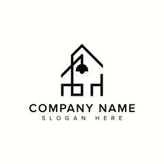 Interior Line Luxury logo design