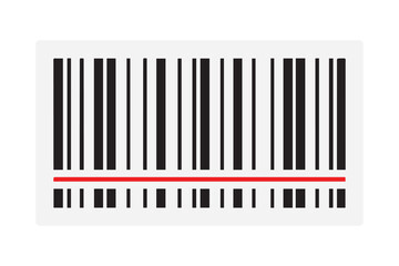Barcode vector icon