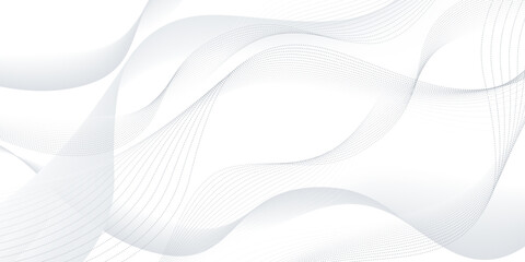 Vector abstract light lines in high speed technology concept. Speed ​​on road image. Abstract background with glow.