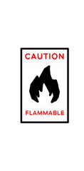 caution flammable