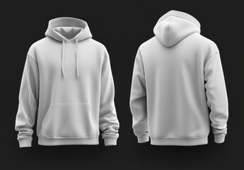 Highlighting the Design Possibilities of a White Hoodie
