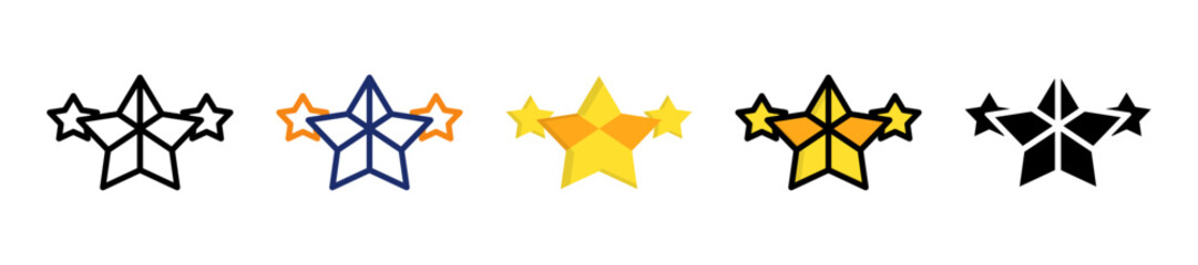Obraz premium Star Multiple Style Icon