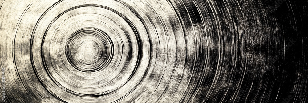 Poster Abstract close-up showcasing textured circular patterns Generative AI