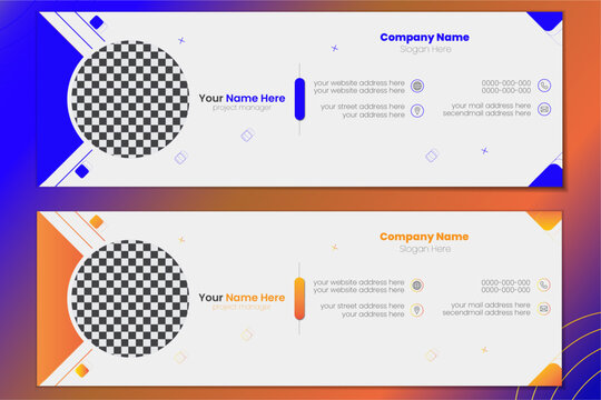 Modern and Creative Email Signature Design Template