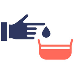 Medical History glyph color icon