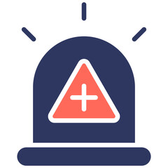 Emergency glyph color icon