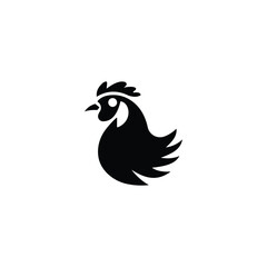 rooster isolated on white background