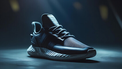 Rubber boots and leather boots on wooden background with various types of footwear