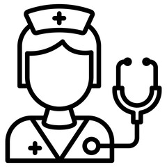 Doctor line icon