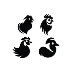 rooster and hen