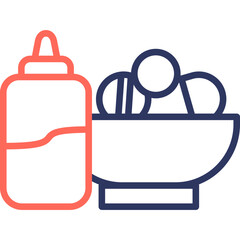 Drug line color icon